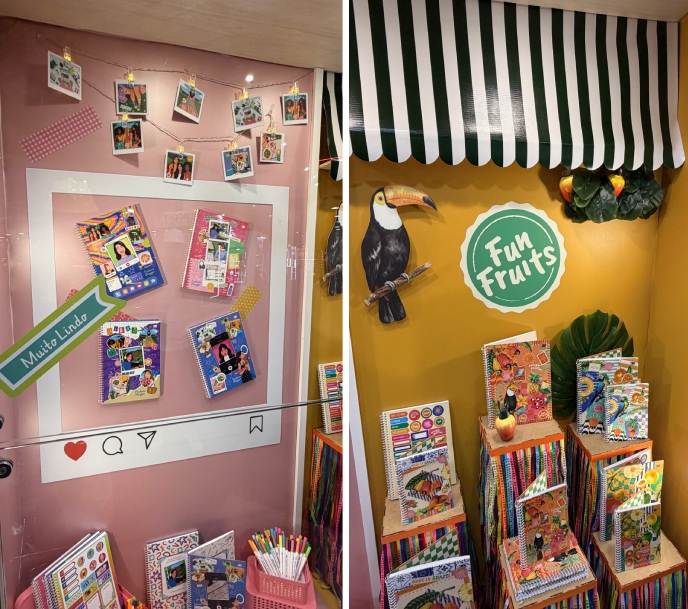 3B Cadernos – Vitrine Feira Escolar